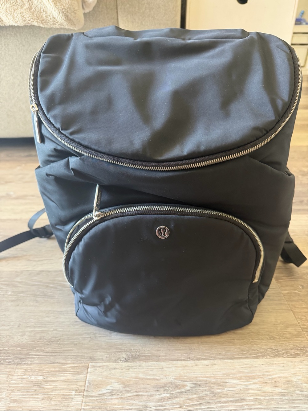 lululemon black diaper bag
